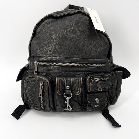 Urban Outfitters Handbags - Urban Outfitters Silence + Noise Faux Leather Backpack Bookbag Purse Carryall